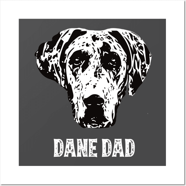 Great Dane Dad Wall Art by DoggyStyles